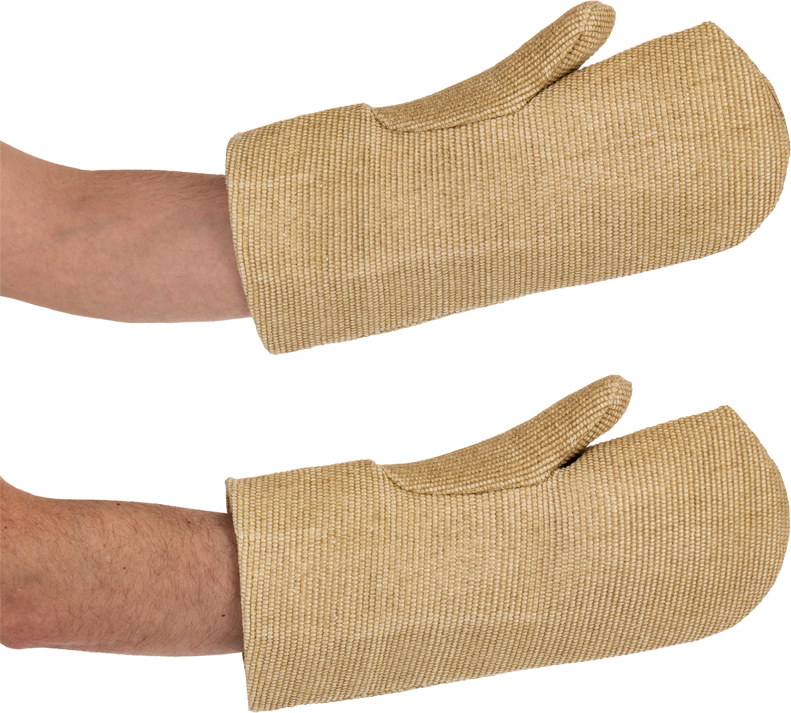 Aşırı Isıya Dayanıklı Kıyafetler, Zetex Plus Kumaş Eldivenler, 1800°F Maksimum, 14" Uzunluk