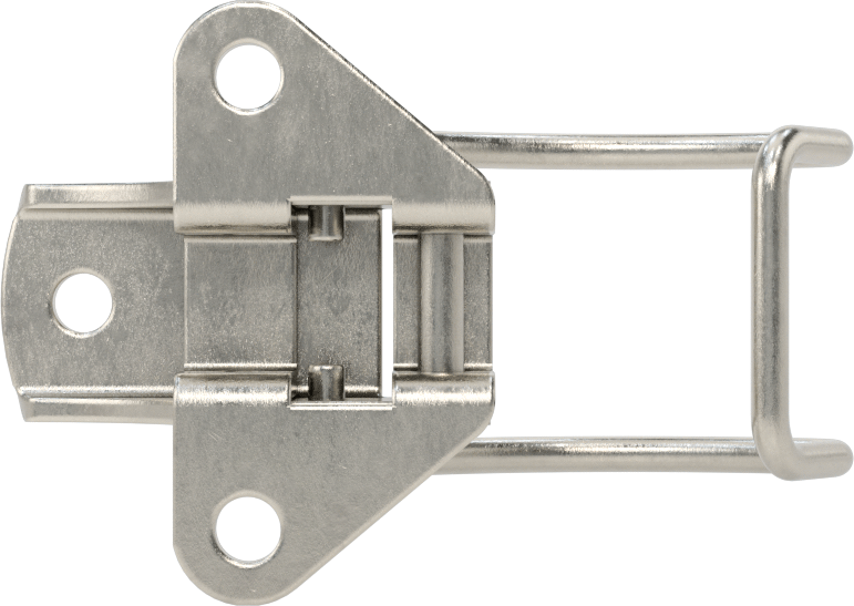 Çekme Mandalı, Çakmasız, Paslanmaz Çelik, 2-3/16" Uzunluk, 1-1/2" Genişlik