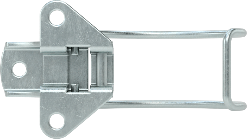 Çekme Mandalı, Çakmasız, Çinko Kaplı Çelik, 2-7/16" Uzunluk, 1-1/2" Genişlik