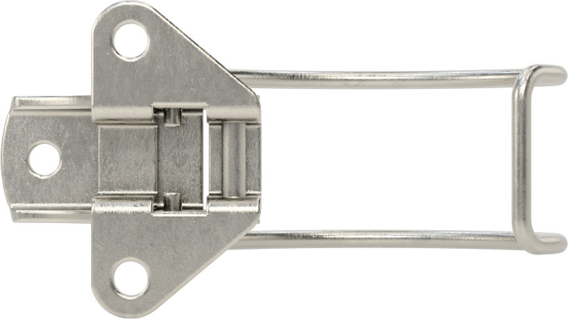 Çekme Mandalı, Çakmasız, Paslanmaz Çelik, 2-7/16" Uzunluk, 1-1/2" Genişlik