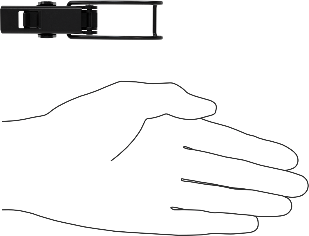 Çekme Mandalı, Emniyet Mandallı, Çakmasız, Boyalı Çelik, 3-3/4" Uzunluk