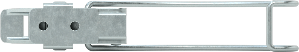 Çekme Mandalı, Emniyet Mandallı, Çakmasız, Çinko Kaplı Çelik, 5-1/4" Uzunluk