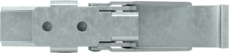 Çekme Mandalı, Çakmasız, Çinko Kaplı Çelik, 3-3/4“ Uzunluk x 7/8” Genişlik, 5/8" Çıkıntı