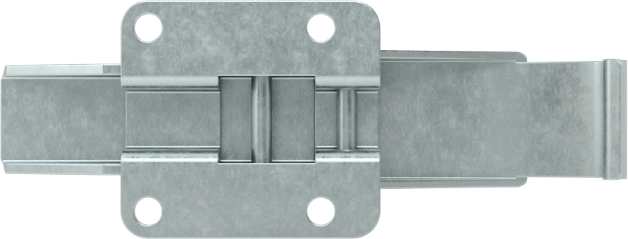 Çekme Mandalı, Çakmasız, Çinko Kaplı Çelik, 3-3/4“ Uzunluk x 1-3/8” Genişlik