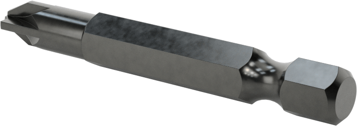 Pozidriv® Terminal Vida Ucu, Elektrikli Aletler için 1/4" Altıgen Şaft, Numara 2 Boyut