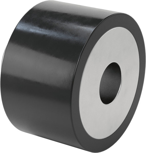 Üretan Silindir, 2-1/2" Silindir Çapı, 1-1/2" Makara Genişliği