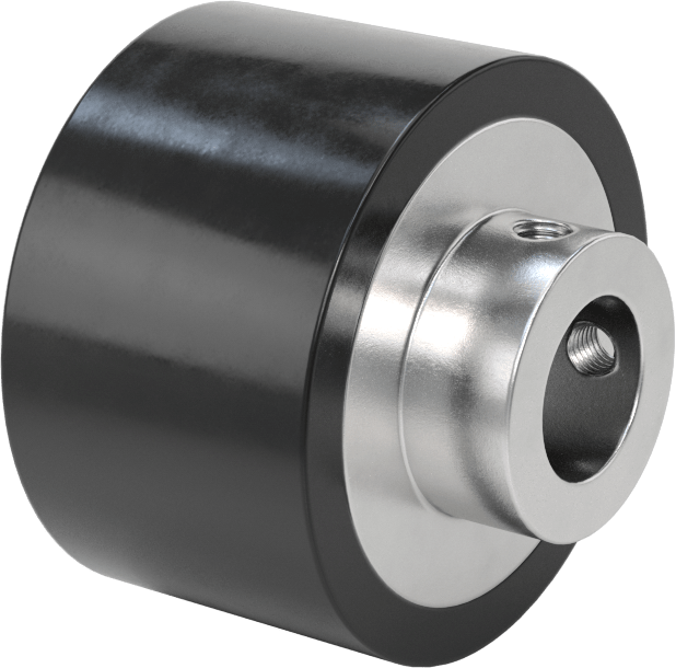 Üretan Silindir, 2-1/2" Silindir Çapı, 1-1/2" Makara Genişliği