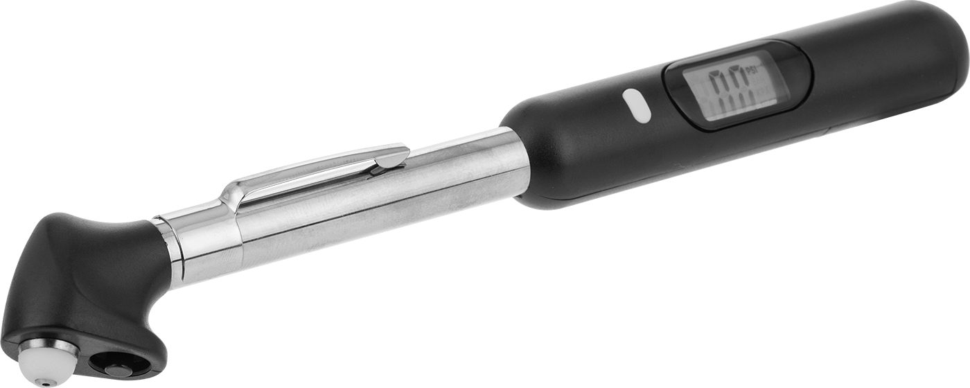 Dijital Okumalı Lastik Basınç Ölçer, 1 Açılı Başlık, 8-3/4" Toplam Uzunluk