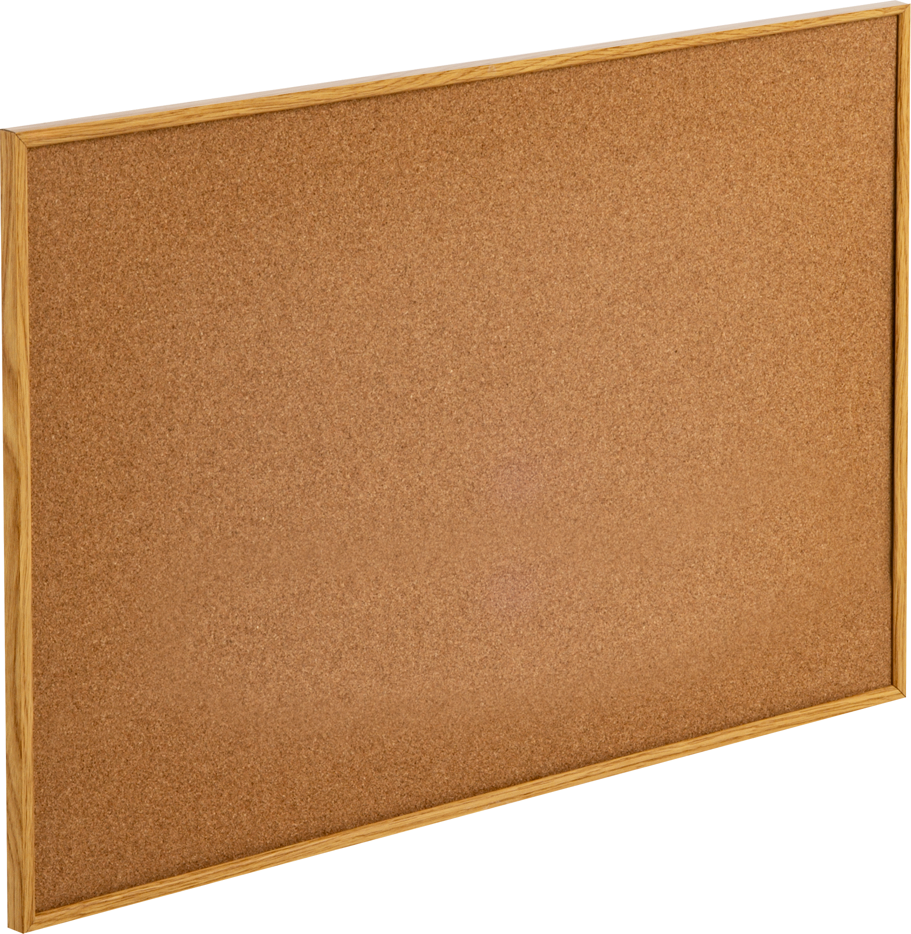 72“ Genişlik x 48” Yükseklik Meşe Çerçeveli Mantar İlan Panosu