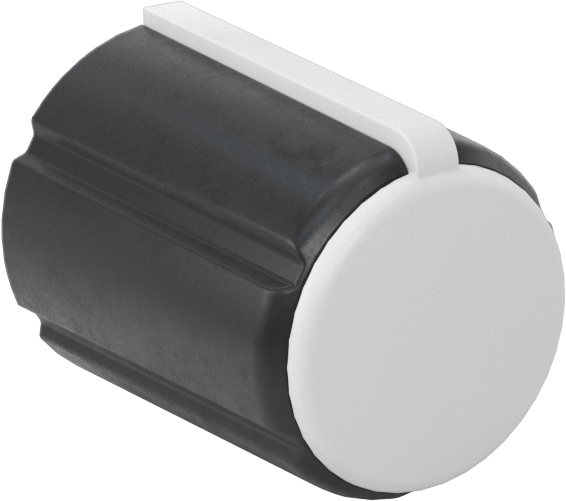 Comfort-Grip TPE Gösterge Düğmesi, 14 mm Yükseklik