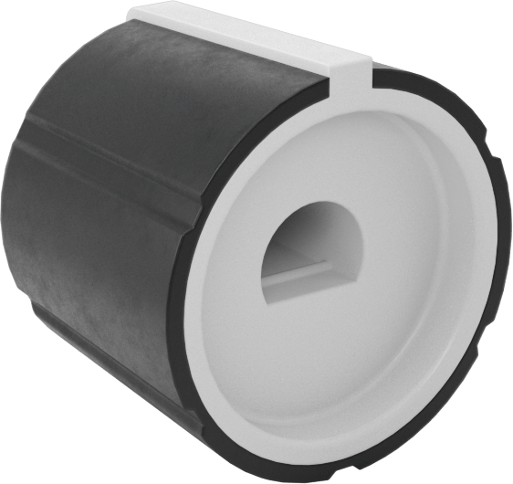 Comfort-Grip TPE Gösterge Düğmesi, 18 mm Yükseklik