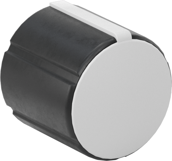 Comfort-Grip TPE Gösterge Düğmesi, 18 mm Yükseklik