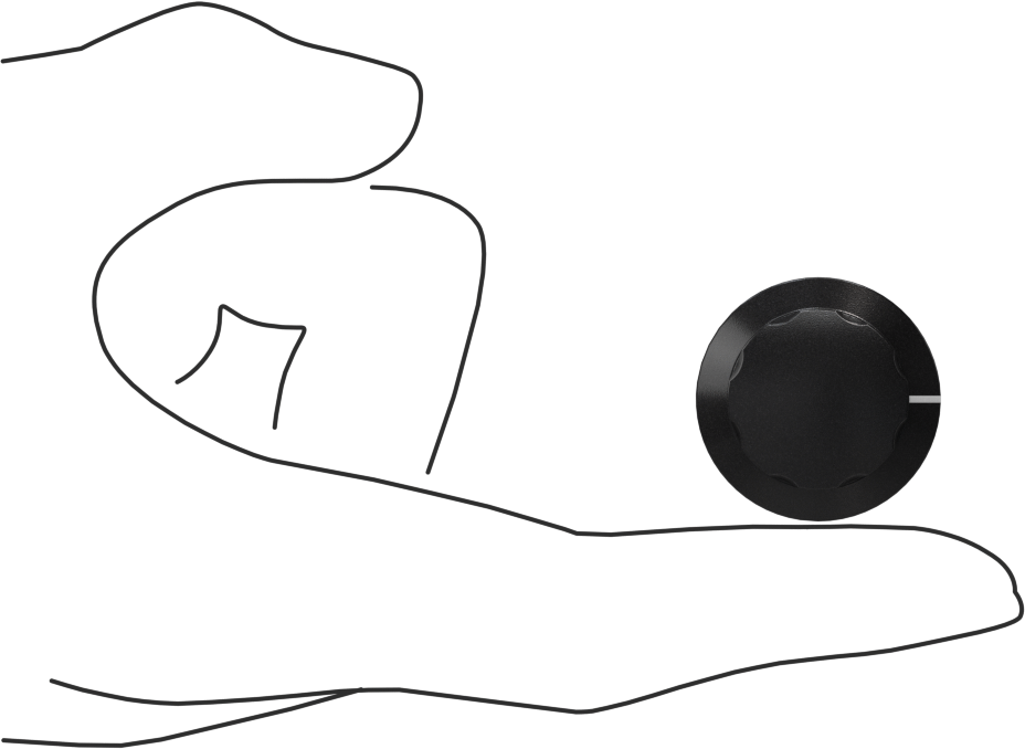 Fenolik Gösterge Düğmesi, D Şeklindeki Şaftlar için, Yuvarlak, 1-1/8“ Çap, 5/8” Yüksek Başlık