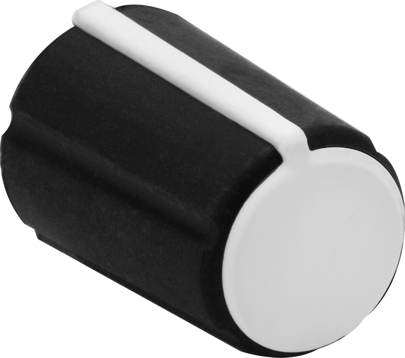 Comfort-Grip TPE Gösterge Düğmesi, 22 mm Yükseklik