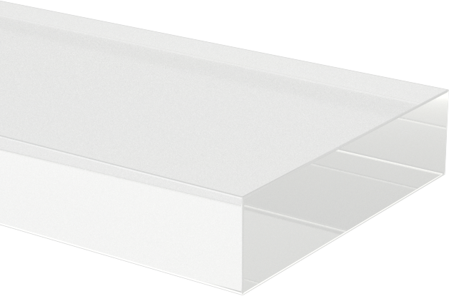 Yüksek Sıcaklık Yarı Şeffaf Silikon Kauçuk Şerit, 1/2" x 36", 1/8" Kalınlık