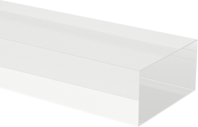 Yüksek Sıcaklık Yarı Şeffaf Silikon Kauçuk Şerit, 1/2" x 36", 1/4" Kalınlık