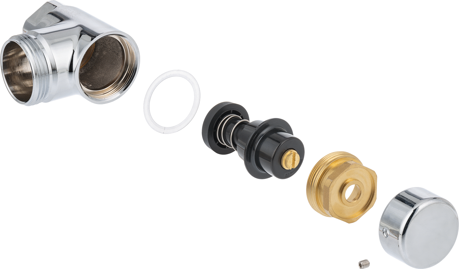 Model K-1286778-Cp Kohler Sifon Valfi için Kontrol Durdurma Kiti