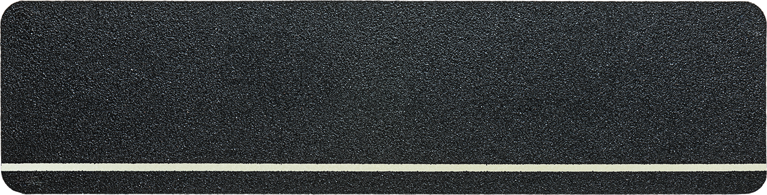 Black with
Green Glow-in-the-Dark Stripe