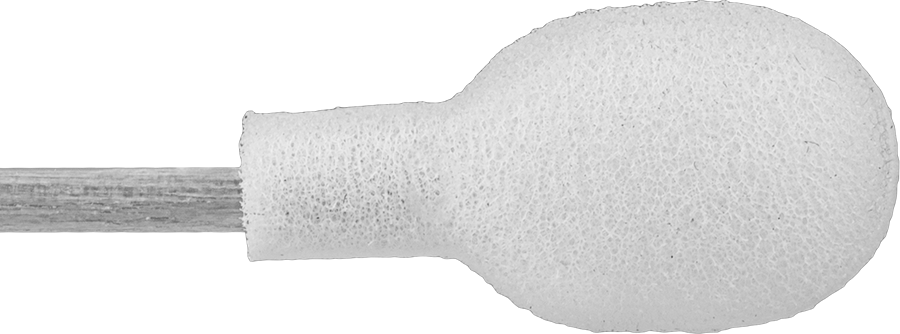 Pamuklu Çubuk Üzerine Köpük, 7/16“ Çap x 19/32” Uzun Uç