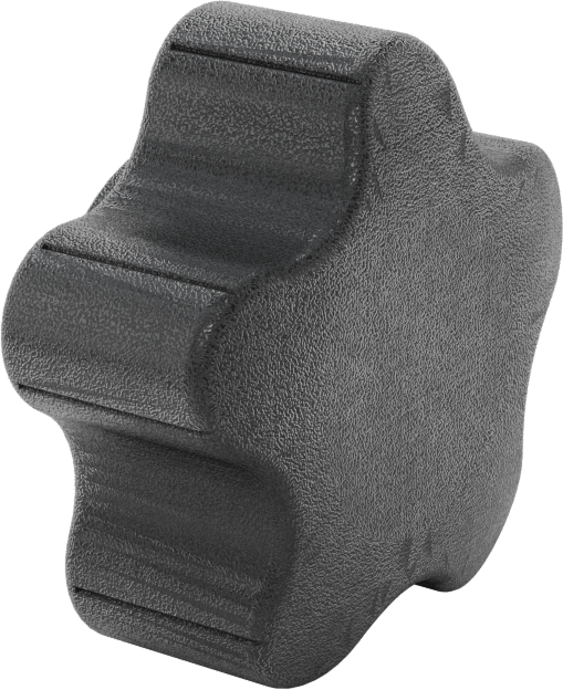 Rahat Tutuşlu Plastik Beş Kollu Topuz, 3/8"-16 Dişli Delikli