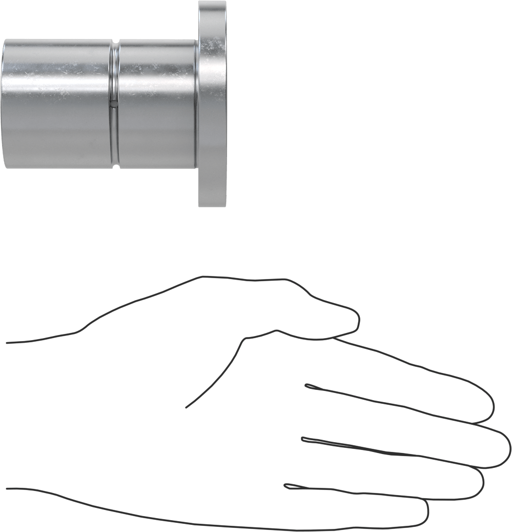 30 mm Çaplı Çelik Bilyalı Yiv için Monte Edilebilir Lineer Çelik Bilyalı Rulman