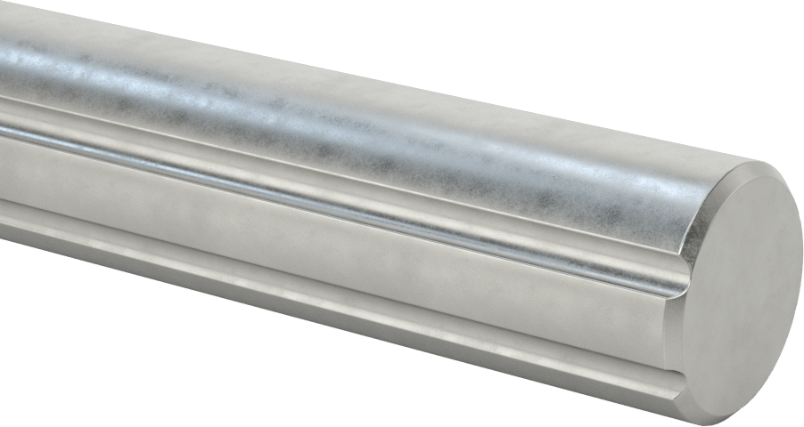 Çelik Bilyalı Yiv, 4 Yiv, 30 mm Çap, 300 mm Uzunluk