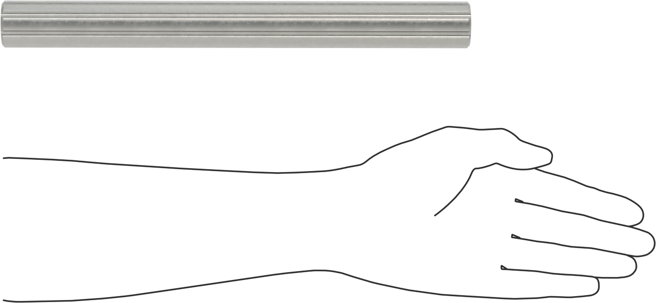 Çelik Bilyalı Yiv, 4 Yiv, 30 mm Çap, 300 mm Uzunluk