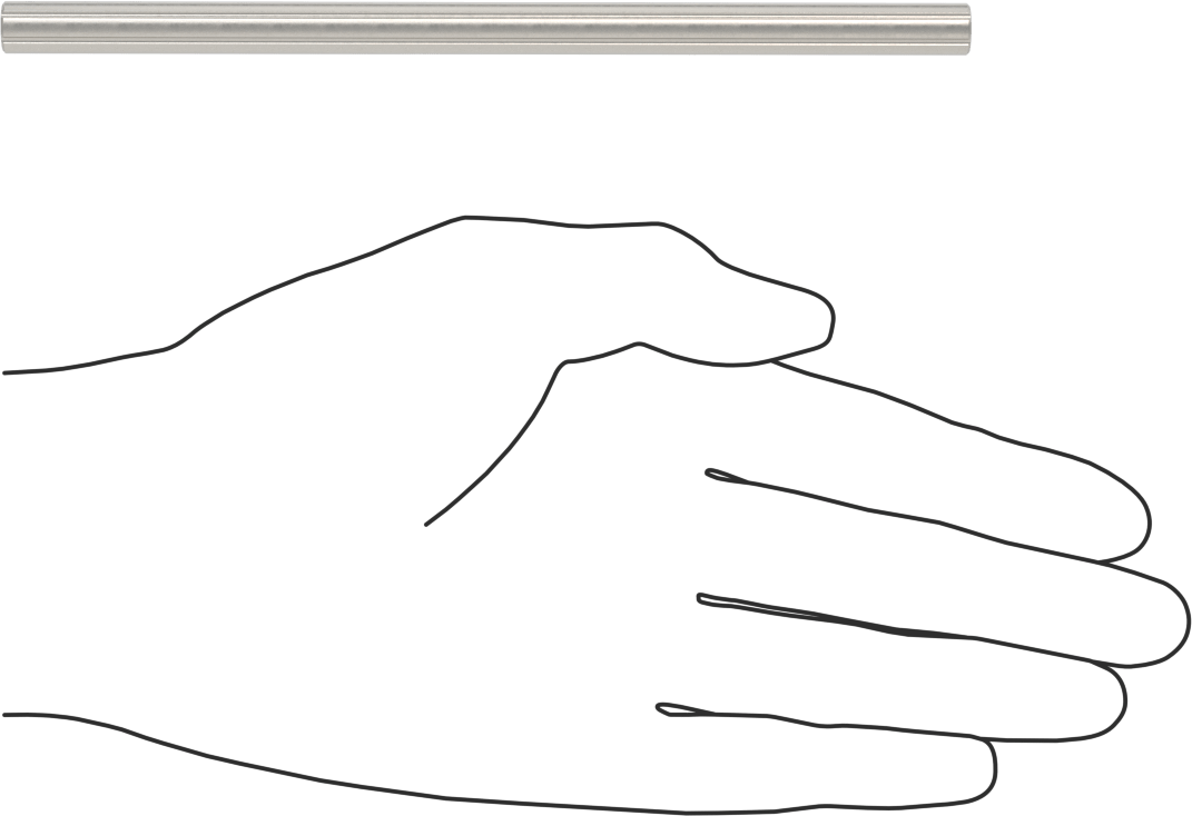 Çelik Bilyalı Yiv, 4 Yiv, 8 mm Çap, 150 mm Uzunluk