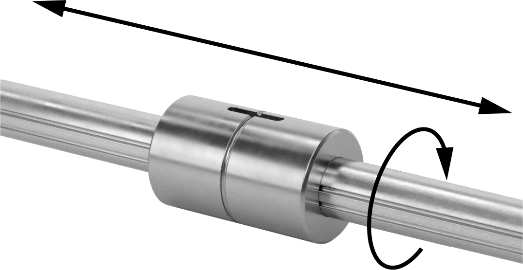 8 mm Çaplı Çelik Bilyalı Yiv için Çelik Lineer Bilyalı Rulman