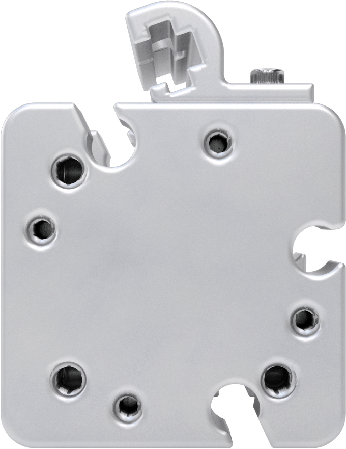 Kare Yüzlü Kompakt Bağlantı Çubuğu Hava Silindiri, Sensör Hazır, Çift Etkili, 3/4" Delik Boyutu, 3/4" Strok