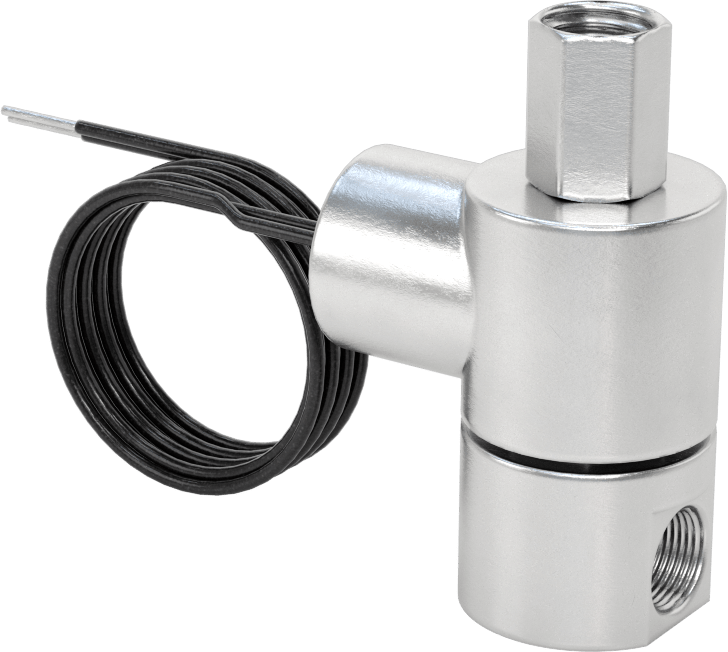 Elektrikli Hava Yön Kontrol Vanası, Açık/Kapalı, Tek Solenoid, 1/4 NPT, 24V DC