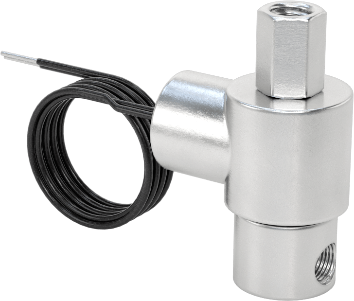 Elektrikli Hava Yön Kontrol Vanası, Kapalı, Tek Solenoid, 1/8 NPT, 2 scfm, 12V DC