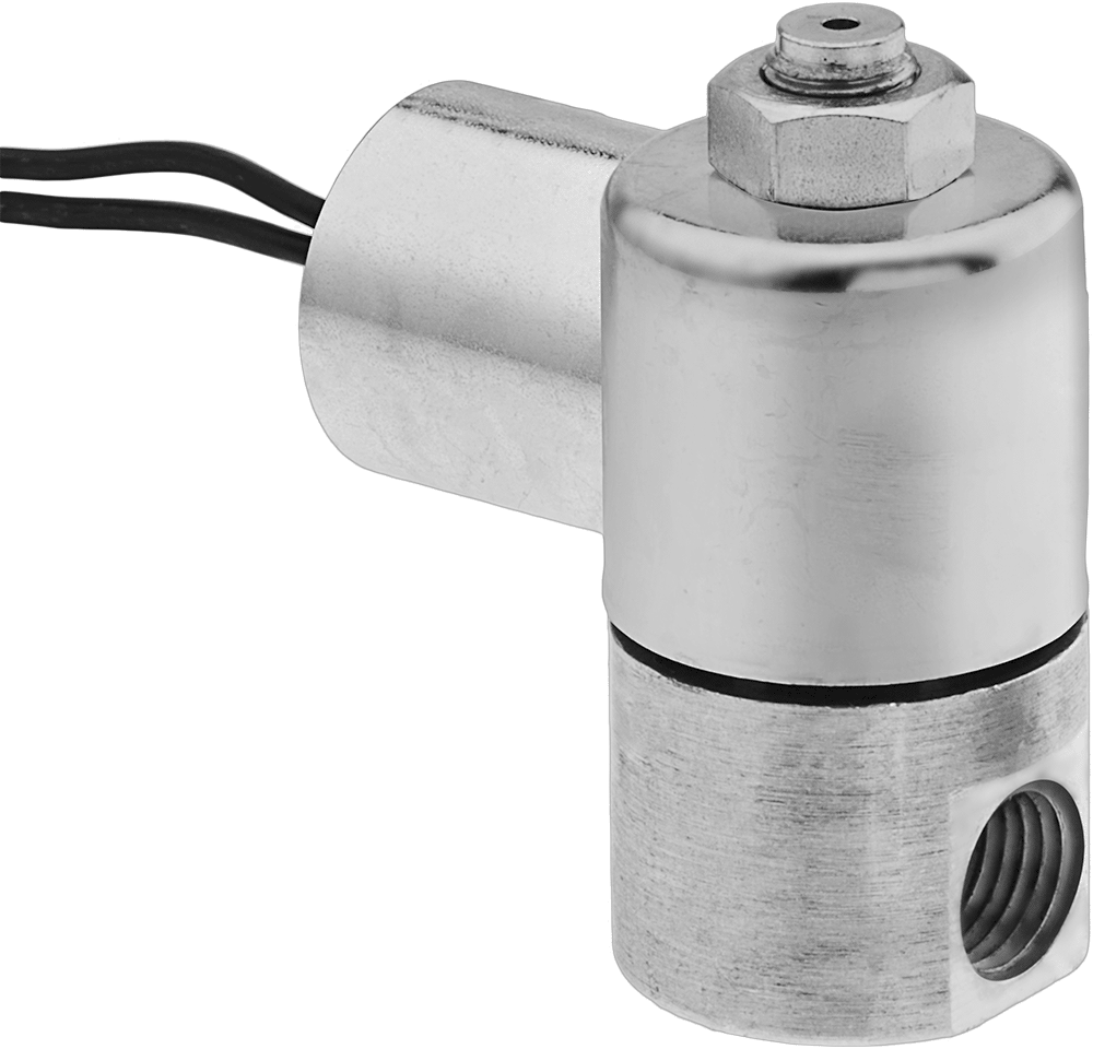 Elektrikli Hava Yön Kontrol Vanası, Kapalı, Tek Solenoid, 1/4 NPT, 24V DC