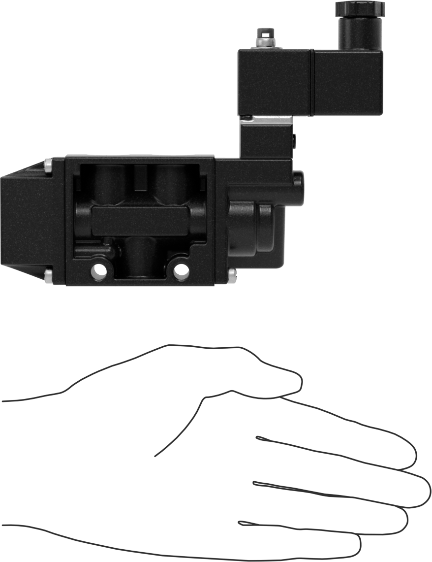Hava Yön Kontrol Vanası, Elektrikli, Tek Solenoid, 3/8 NPTF, 12V DC