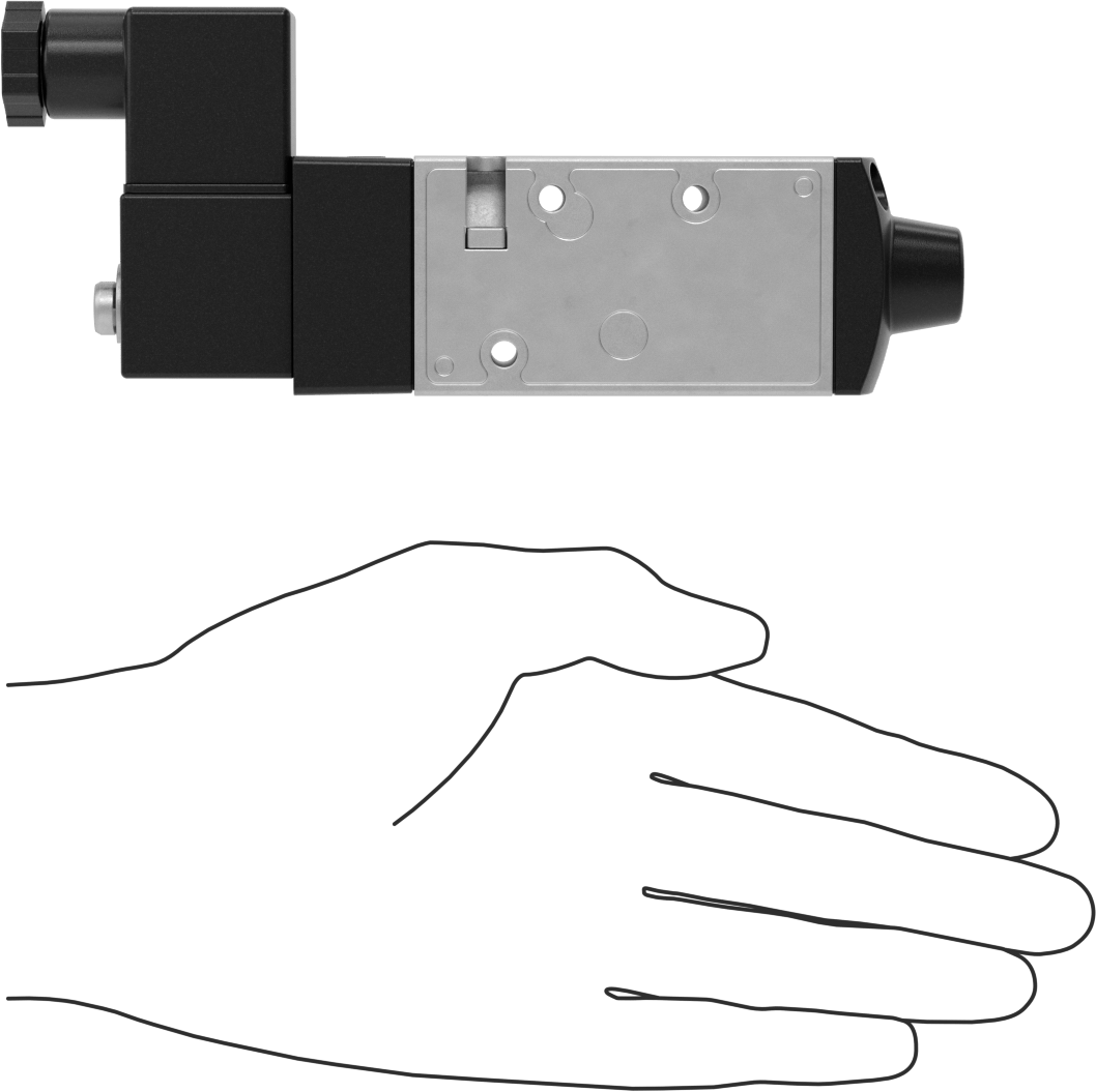 Hava Yön Kontrol Vanası, Elektrikli, Tek Solenoid, 1/4 NPT, 1,3 Cv, 12V DC
