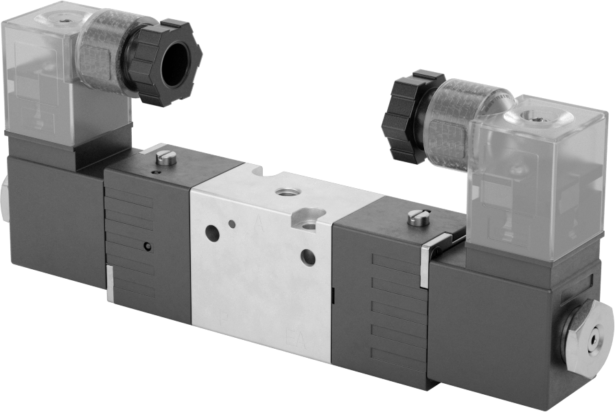 Hava Yön Kontrol Vanası, Elektrikli, Çift Solenoid, 10-32 UNF
