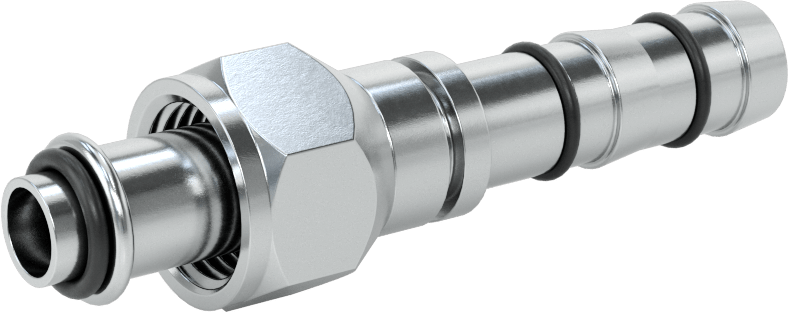 Soğutucu Akışkan Hortumu Bağlantı Parçası, 1/2“ Hortum İç Çapı x O-Ring Pilot 3/4”-16 Dişi Boru için