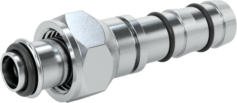 Soğutucu Akışkan Hortumu Bağlantı Parçası, 5/8“ Hortum İç Çapı x O-Ring Pilot 7/8”-14 Dişi Boru için