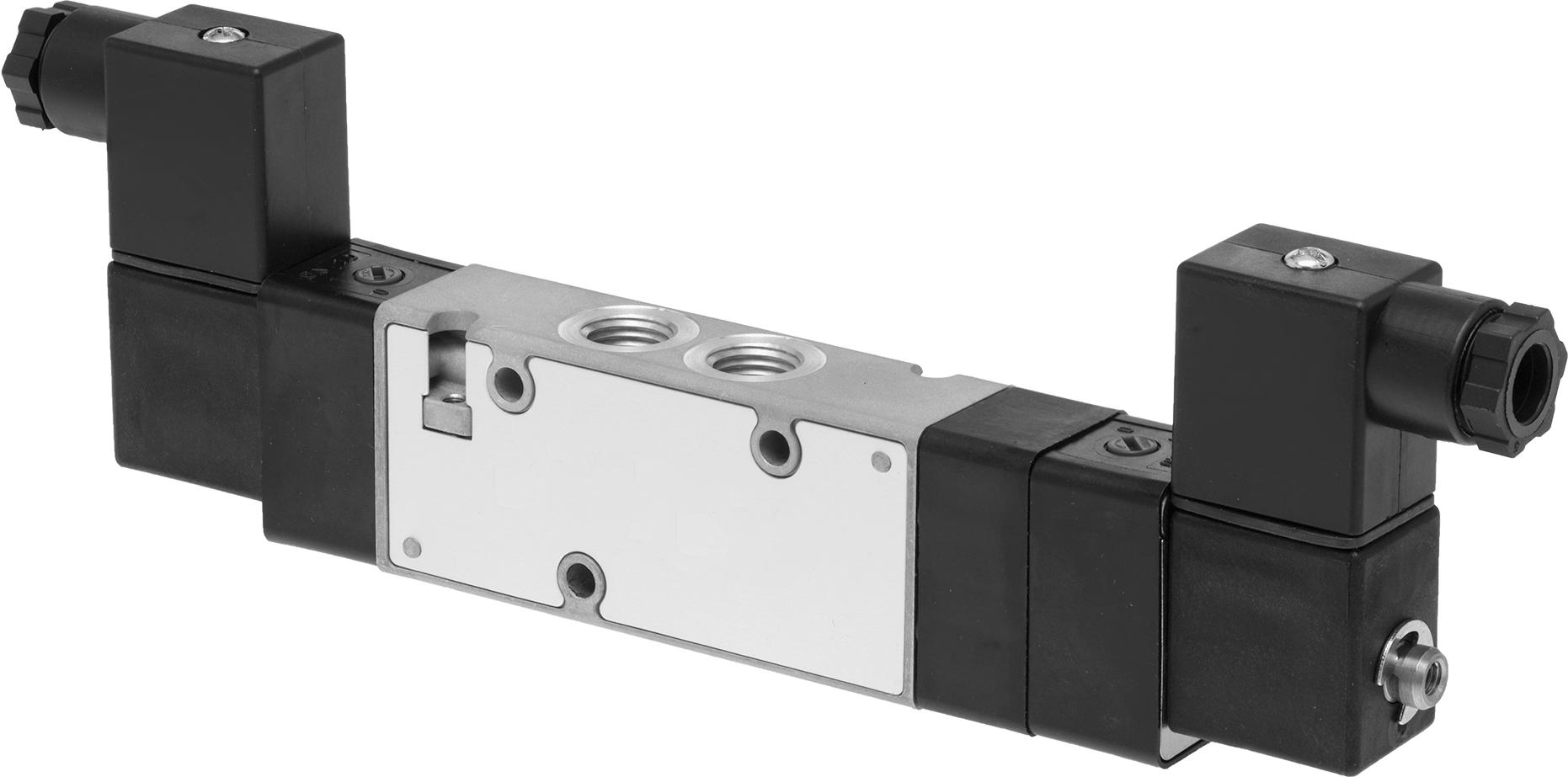Hava Yön Kontrol Vanası, Elektrikli, Çift Solenoid, 1/4 NPT, 43.1 scfm