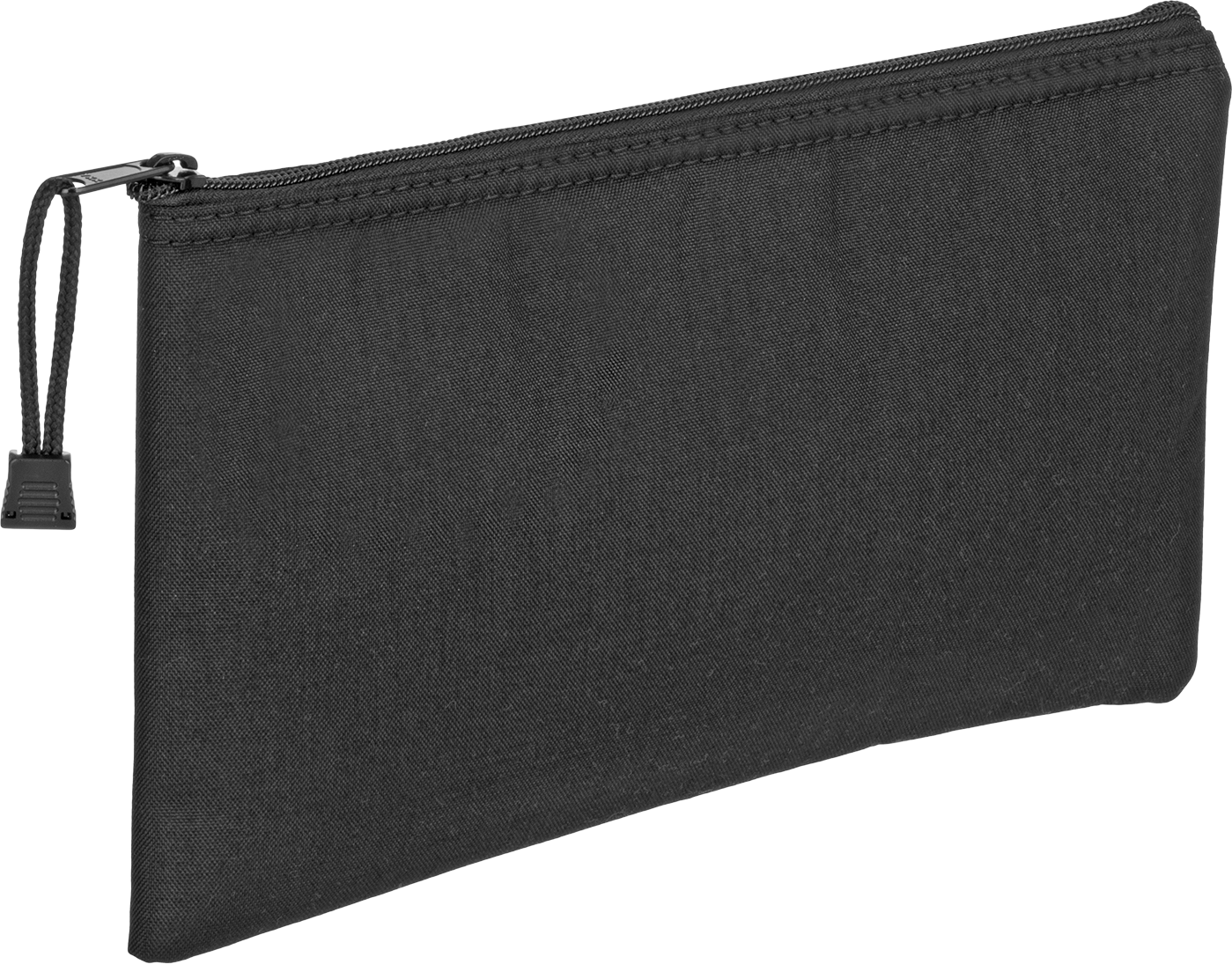 Fermuarlı Tek Cepli Alet Çantaları, Yastıklı Kenarlı, 12-1/2“ Genişlik x 1/2” Derinlik x 7" Yükseklik, Siyah