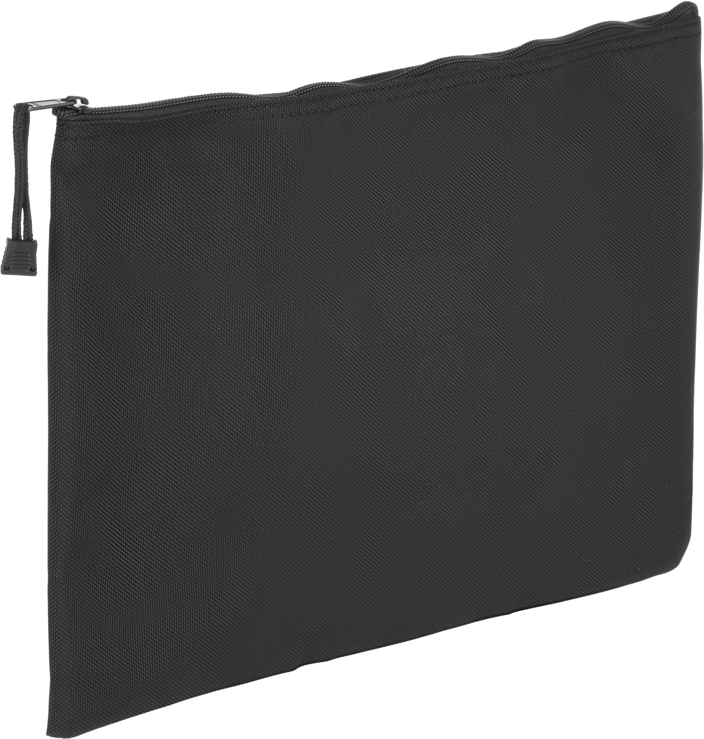 Fermuarlı Tek Cepli Alet Çantaları, 17“ Genişlik x 1/2” Derinlik x 12" Yükseklik, Siyah
