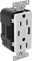 USB Şarj Cihazlı Düz Uçlu Prizler