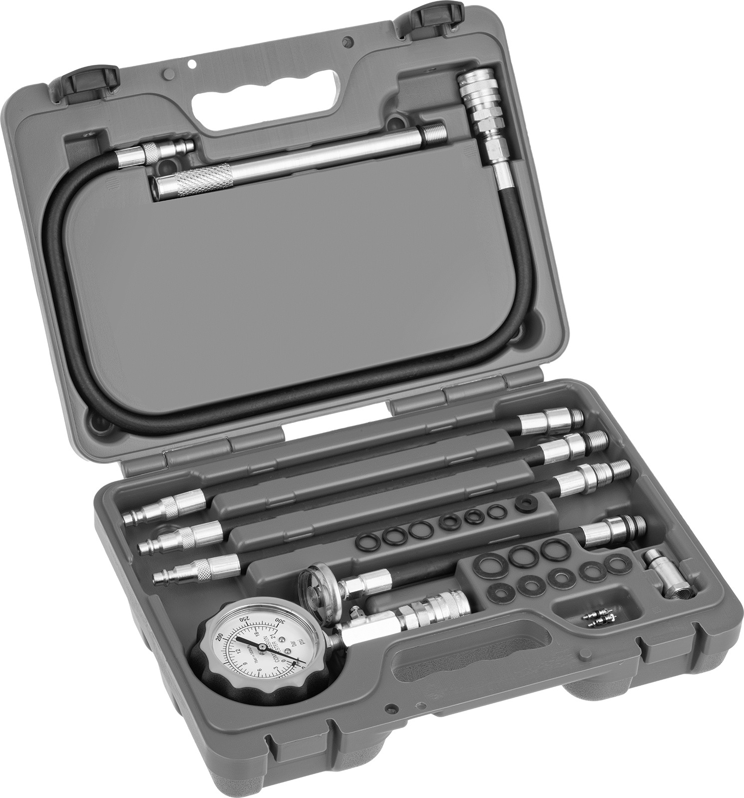 Sıkıştırma Test Cihazı, Benzinli Motor için, M10, M12, M14 ve M16 Dişli Adaptörler