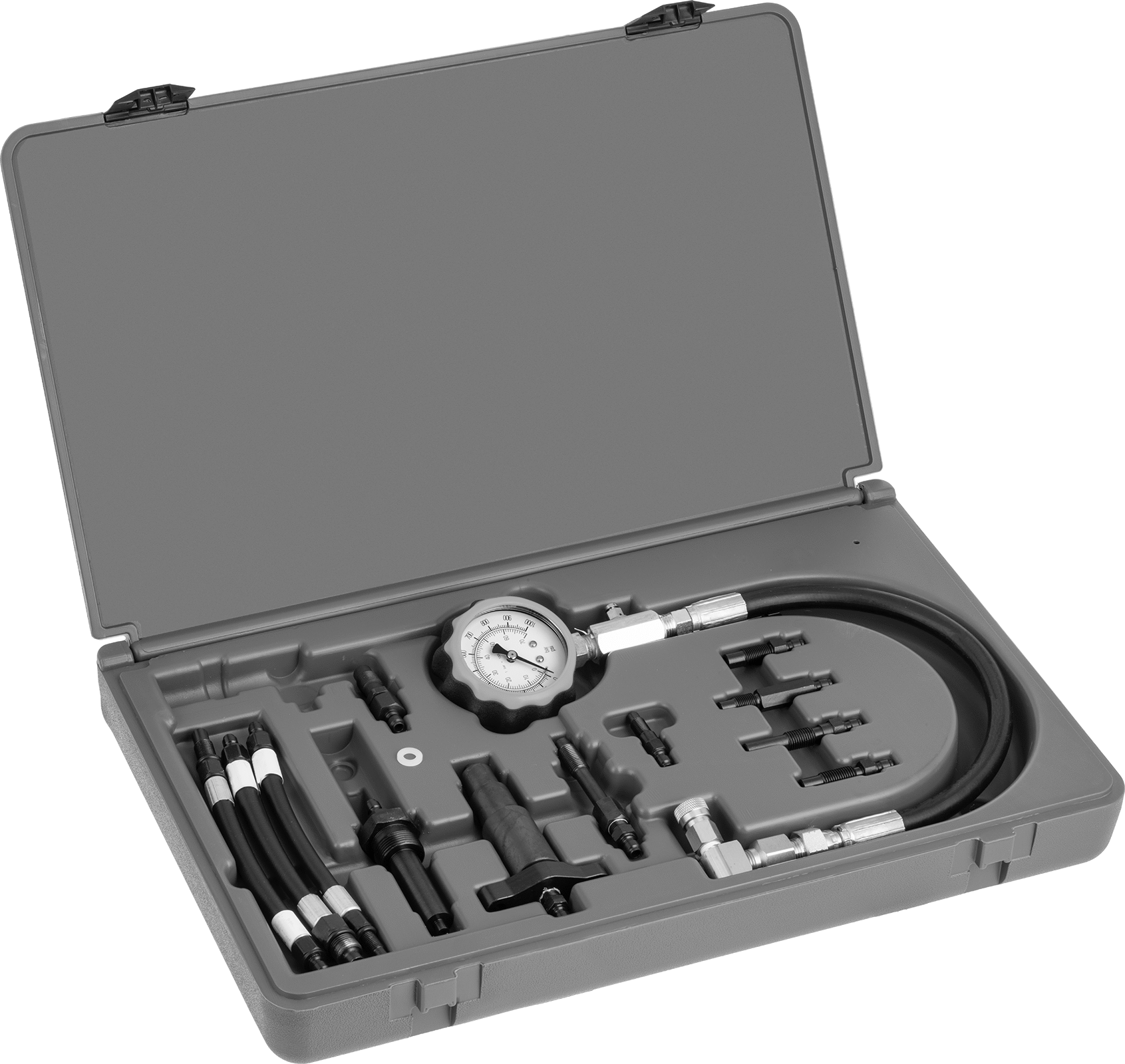 Sıkıştırma Test Cihazı, Dizel Motor için, M10, M12, M14 ve M24 Dişli Adaptörler