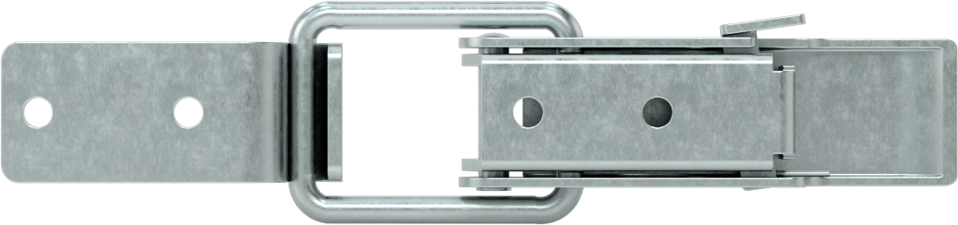Çoklu Vuruşlu Çekme Mandalı, Emniyet Mandalı, 6 Plaka, Çinko Kaplı Çelik, 1-3/8" Mesafe