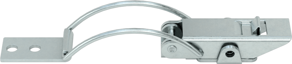 Çoklu Vuruşlu Çekme Mandalı, Emniyet Mandalı, 4 Plaka, Çinko Kaplı Çelik, 2-1/2" Mesafe