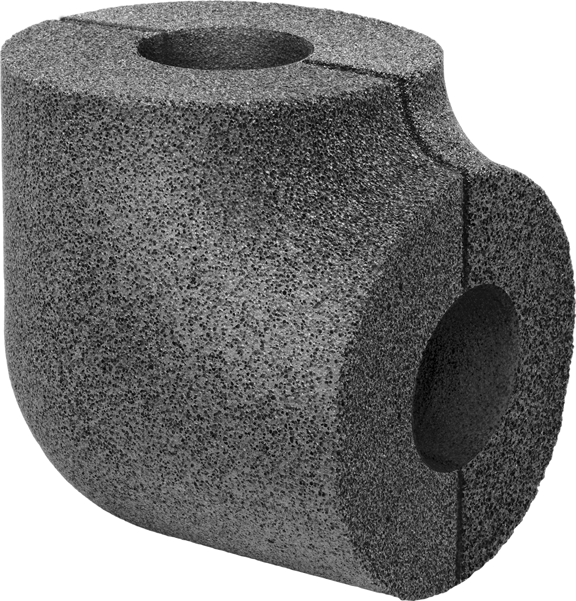 Kimyasal Dayanıklı Hücresel Cam Boru Yalıtımı, Dirsek, 1" Duvar Kalınlığı, 1-5/8" ID