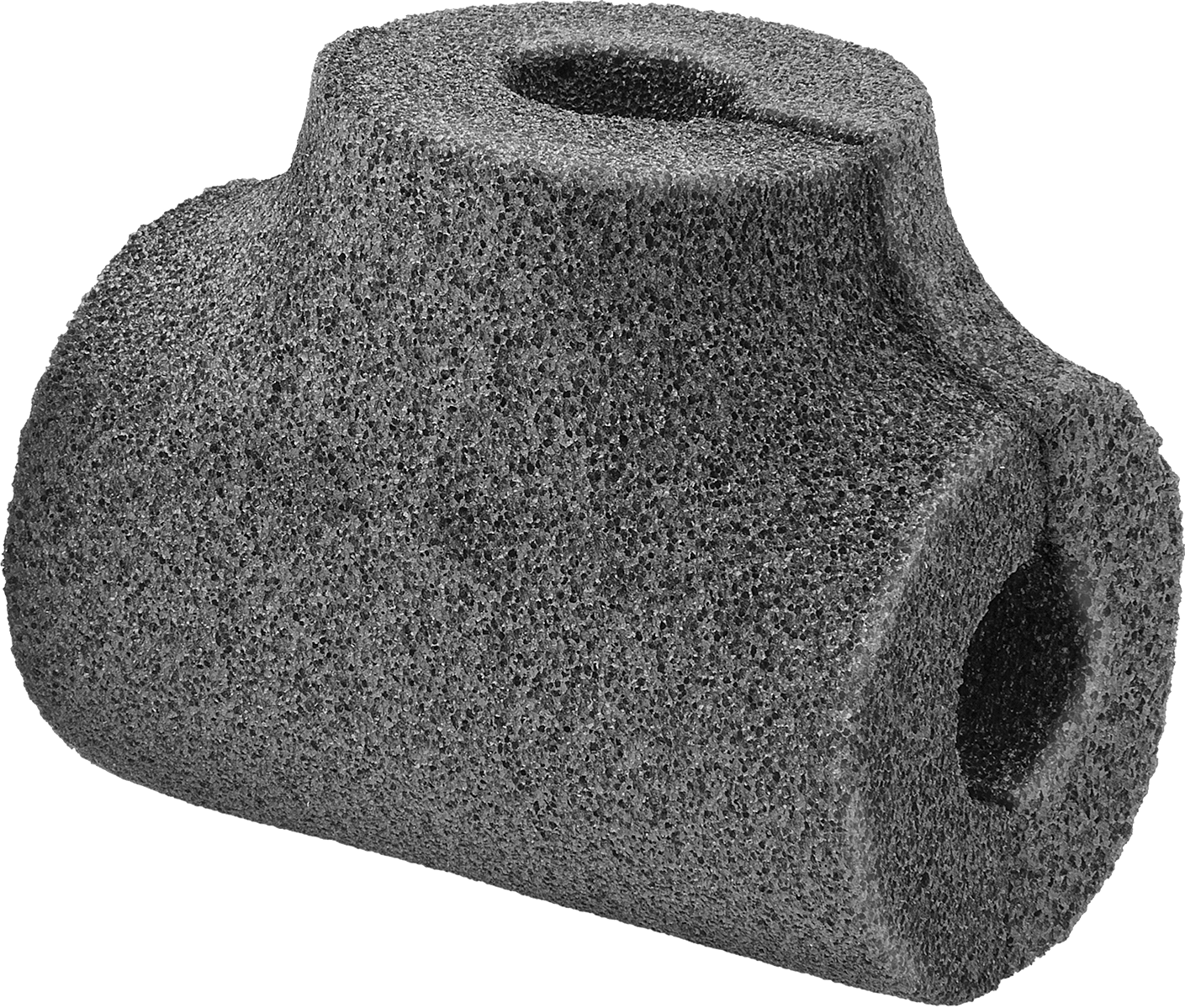 Kimyasal Dayanıklı Hücresel Cam Boru Yalıtımı, T, 1" Duvar Kalınlığı, 1-7/8" ID