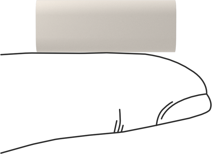 Termokupl Yalıtım Kılıfı, 2 Delikli Oval, 11 tel kalibre, 0.110" ID, 1" Uzunluk