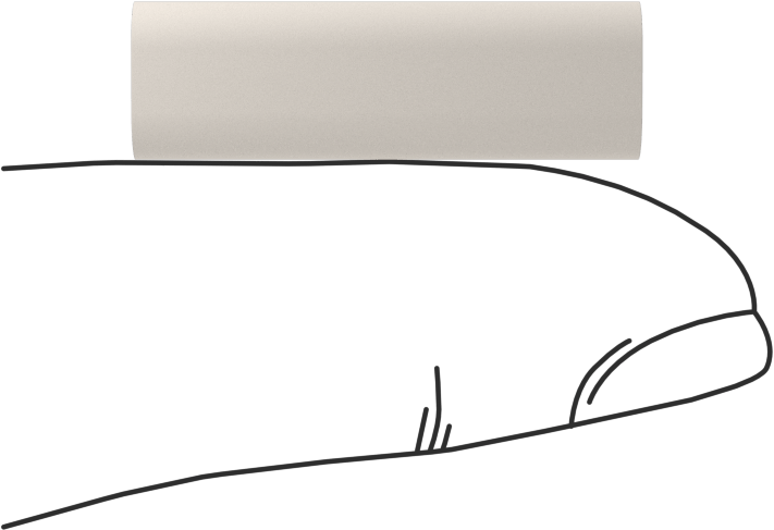 Termokupl Yalıtım Kılıfı, 2 Delikli Oval, 14 AWG için, 0.080" ID, 1" Uzunluk